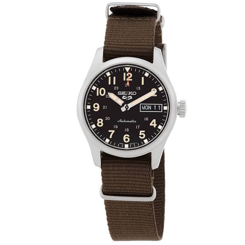 5 Sports GMT Automatic Black Dial Mens Watch SRPJ85K1
