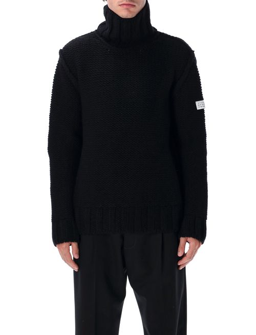 Chunky Wool Turtleneck Jumper