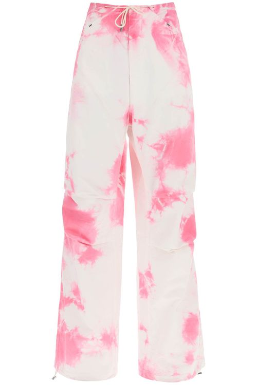 Tie-dye Cotton Baggy Pants