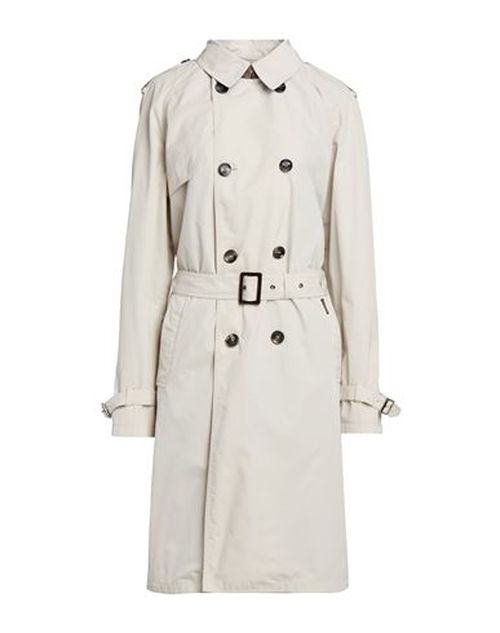Man Overcoat & Trench Coat Beige Size 38 Polyester