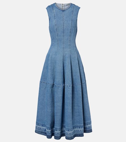 Bowen denim maxi dress