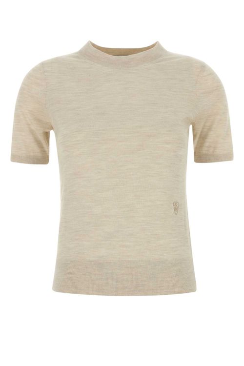 Wool T-Shirt — Beige