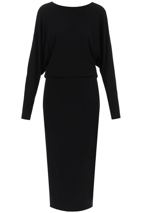 Trina Stretch-crepe Long Dress