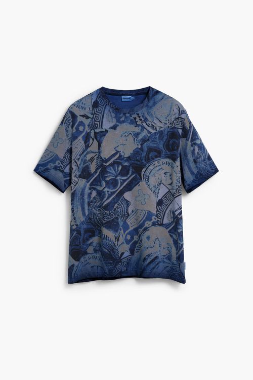 Short-sleeve mosaic T-shirt