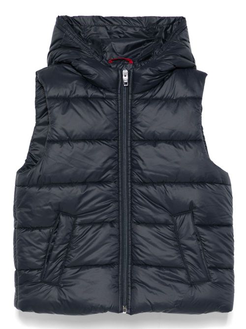 Hooded gilet - Blue