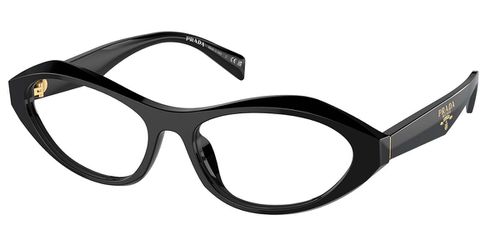 Prada PR A21VF Asian Fit 16K1O1 Women's Eyeglasses Black Size 55 - Blue Light Block Available