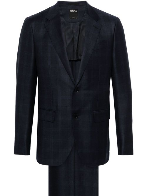 Checked suit - Blue