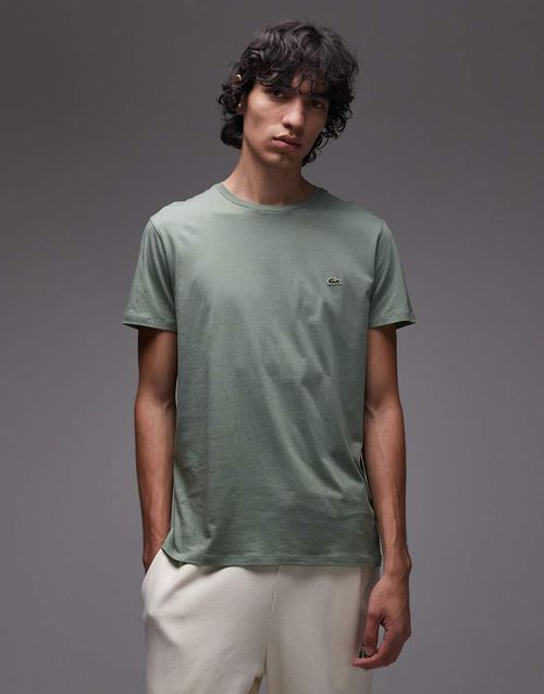 Pima t-shirt in thyme-Green
