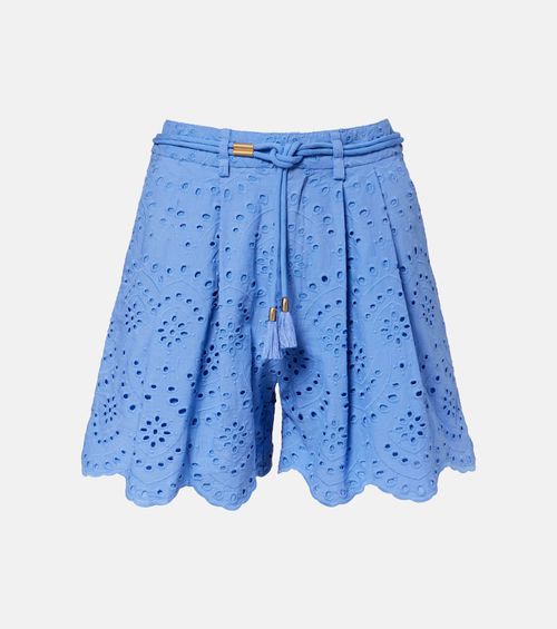 Broderie anglaise cotton shorts