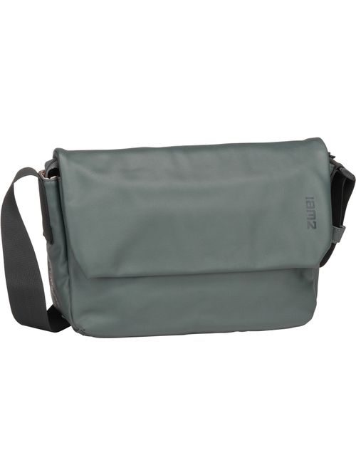 ZWEI Borsa messenger 'Cargo' verde scuro / nero