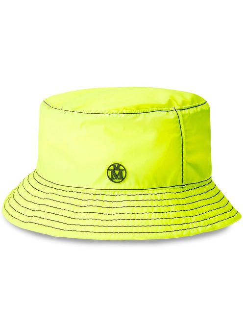 Jason logo-plaque bucket hat - Green