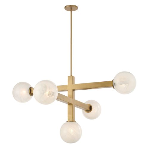 Legacy Brass Chandelier from the Narra Collection
