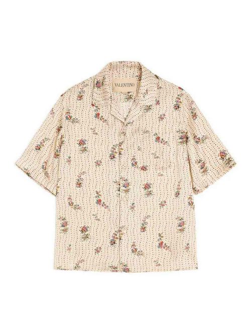 Papier Floral Bowling Shirt