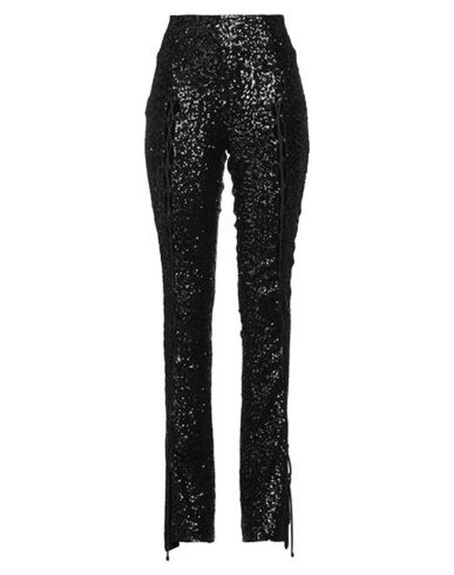 Woman Pants Black Size 8 Polyamide, Elastane, Viscose