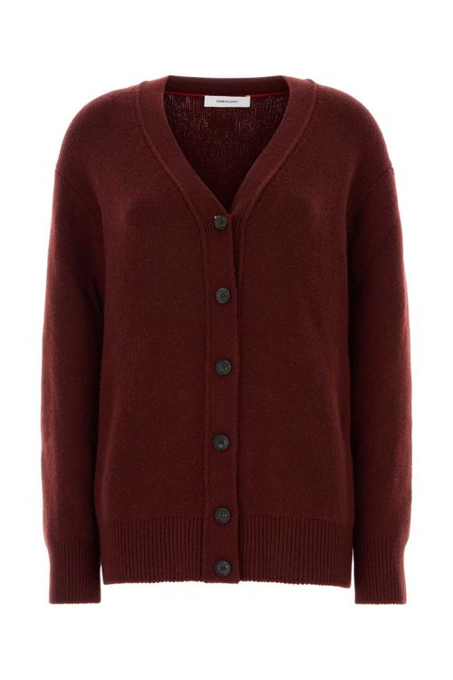 Scollo Cardigan — Burgundy