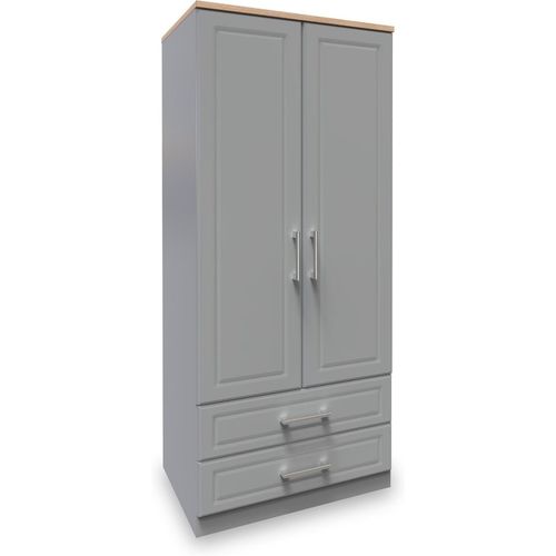 Talland 2 Door 2 Drawer Wardrobe | Roseland