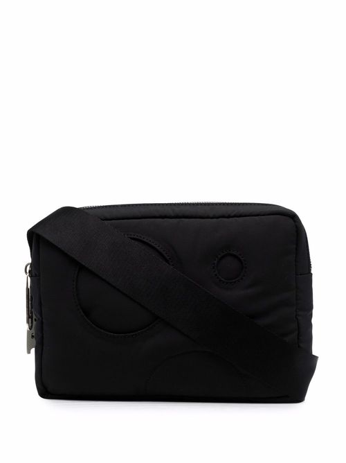 Meteor top-zip belt bag - Black