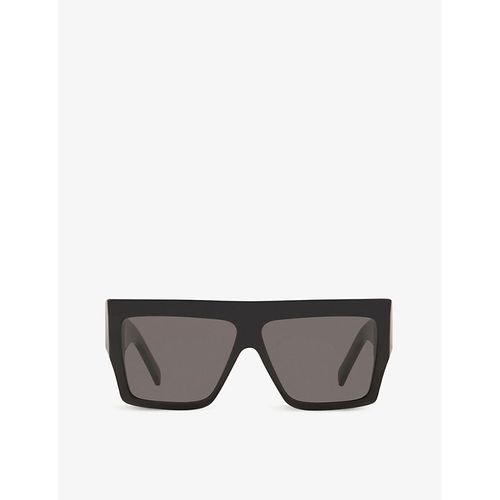 Womens Black CL40092I Acetate Square-frame Sunglasses