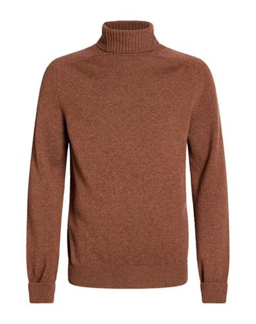 Man Turtleneck Brown Size 44 Cashmere