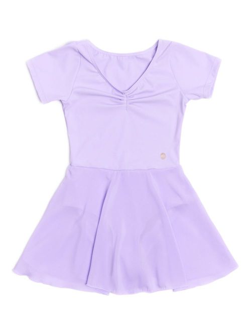 DANSKIN KIDS v-neck dress - Purple