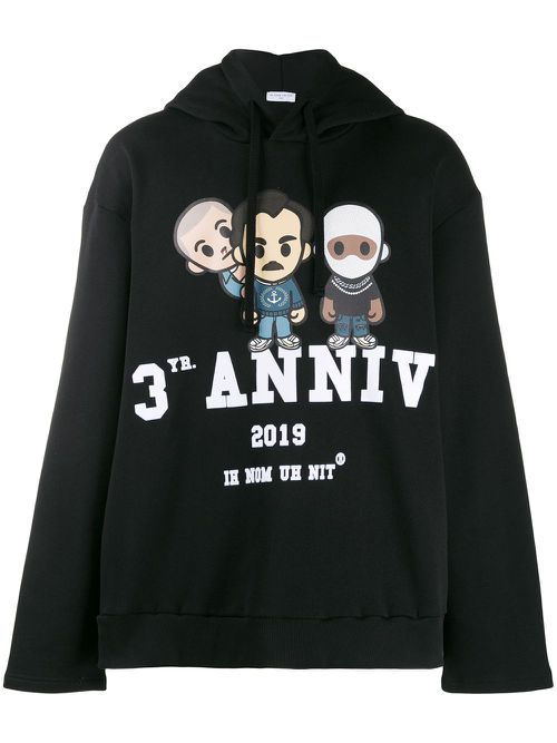 3th Anniv hoodie - Black