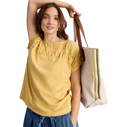 White Stuff Rachel Ruched Tee