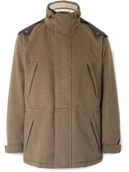 Icer Padded Storm System® Cashmere Hooded Field Jacket