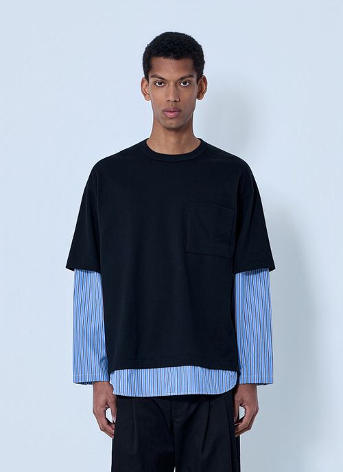 Layered Crewneck T-shirt - Man T