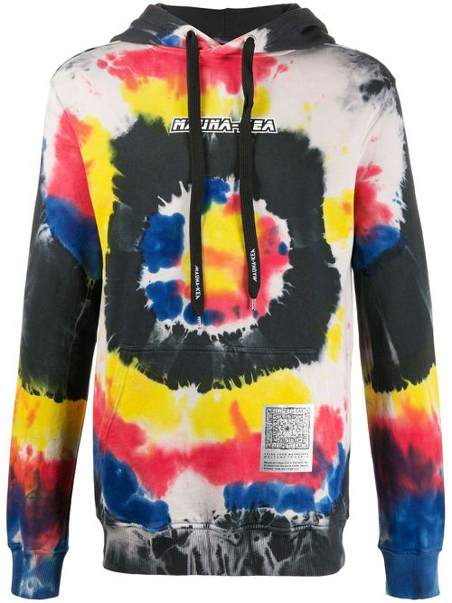 Tie-dye hooded sweatshirt - Black