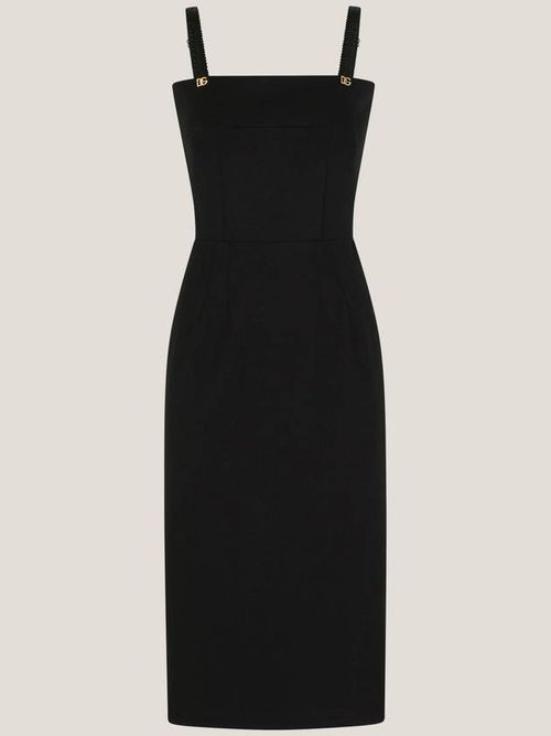 Midi pencil dress - Black
