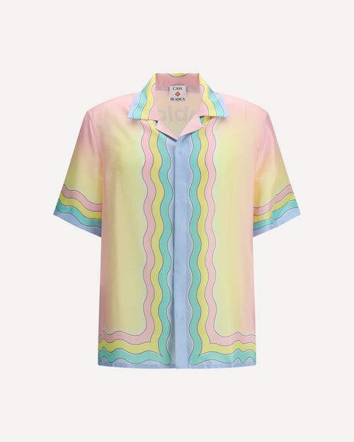 All-over monogram jacquard pattern polo Shirt Male S