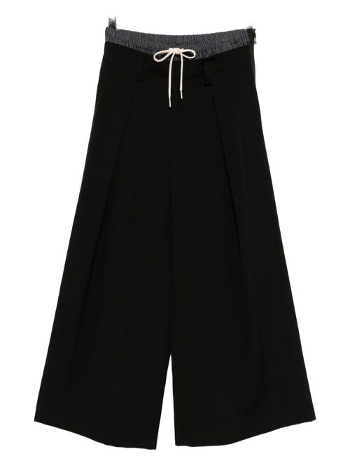 Wool pants - Black