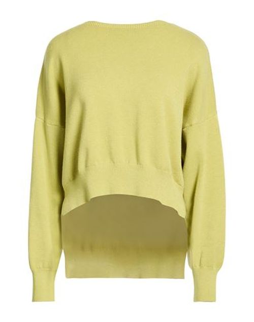 Woman Sweater Lime green Size S Viscose, PBT