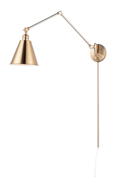Maxim Library Wall Sconce in Heritage