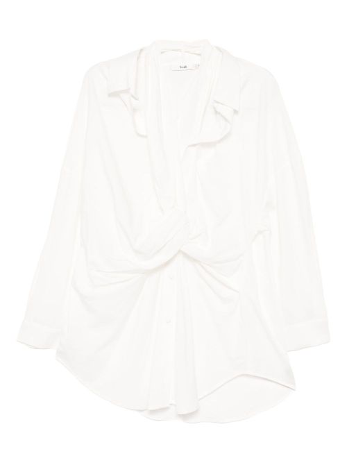 Twist-front shirt - White