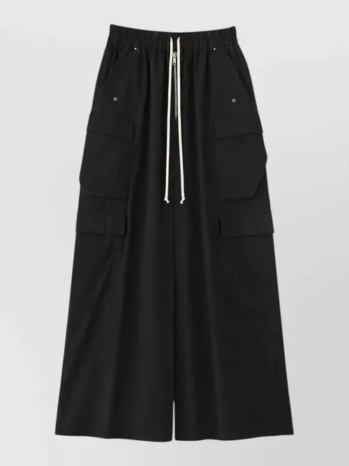 Rick Owens Drkshdw - wide leg multi pocket utility short