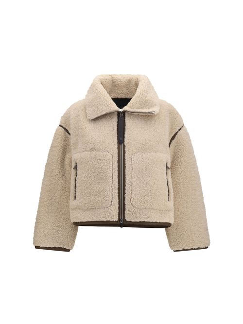 Eco Shearling Jacket — Beige