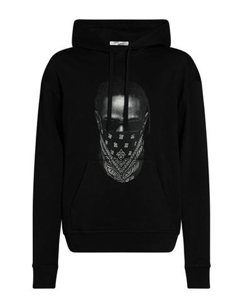 Man Sweatshirt Black Size L Cotton