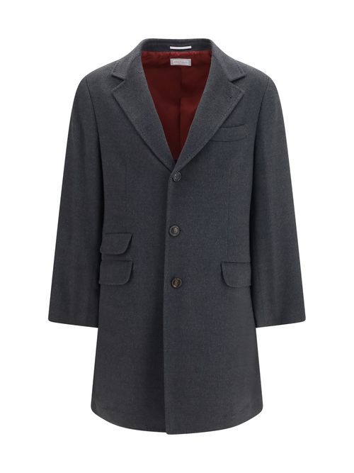 Cashmere Coat — Gray