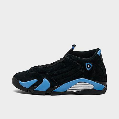 Big Kids Air Retro 14 Basketball Shoes in Black/White/University Blue