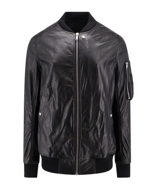 Classic Flight leather bomber jacket