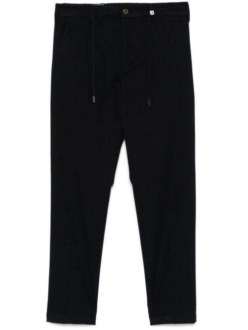 Flannel Trousers — Navy