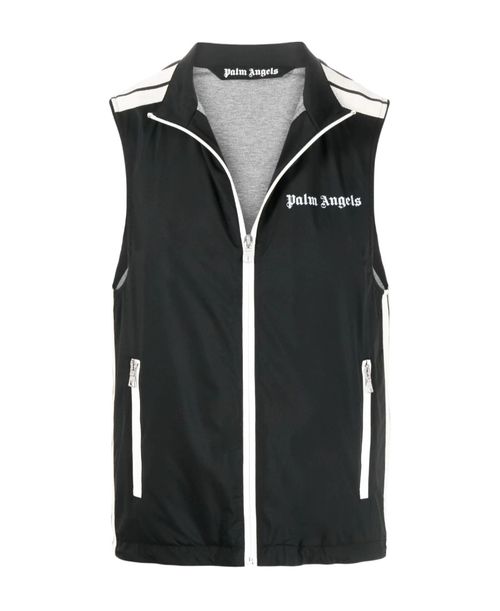 Logo-print vest