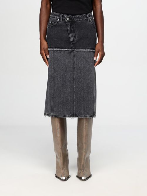 Skirt Woman color Black