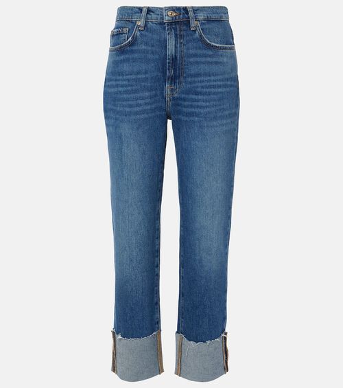Logan high-rise cropped slim jeans