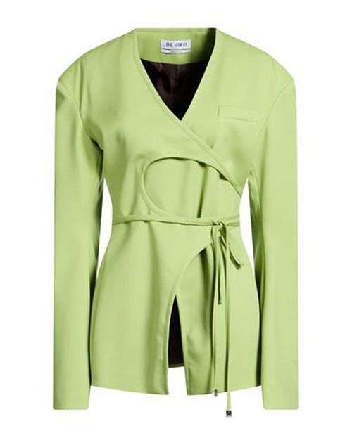 Woman Jacket Lime green Size 10 Virgin Wool, Elastane