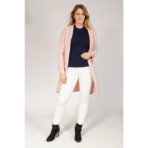Lipsy Womens Pink Tie Belt Coat