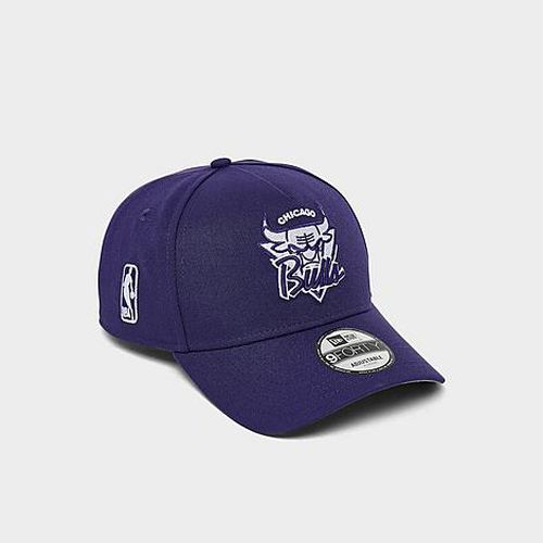 Chicago Bulls NBA 9FORTY Snapback Hat in Purple/Purple