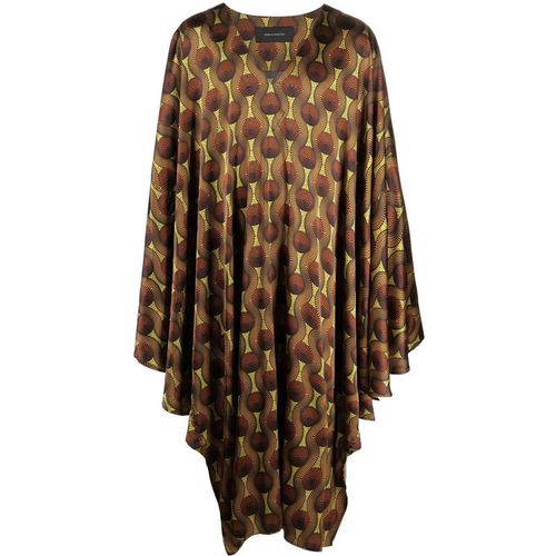 Ozwald Boateng Printed Silk Kaftan