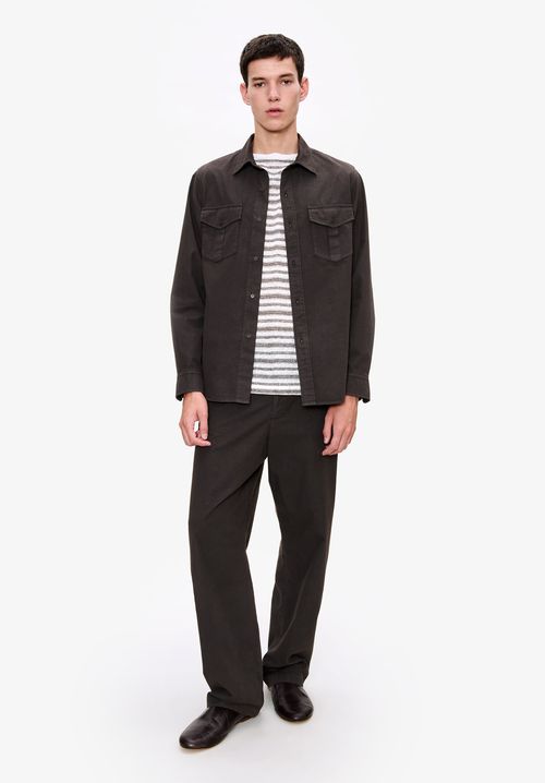 A. P.C. Men's Dan chinos Size: 44 in Dark chestnut brown